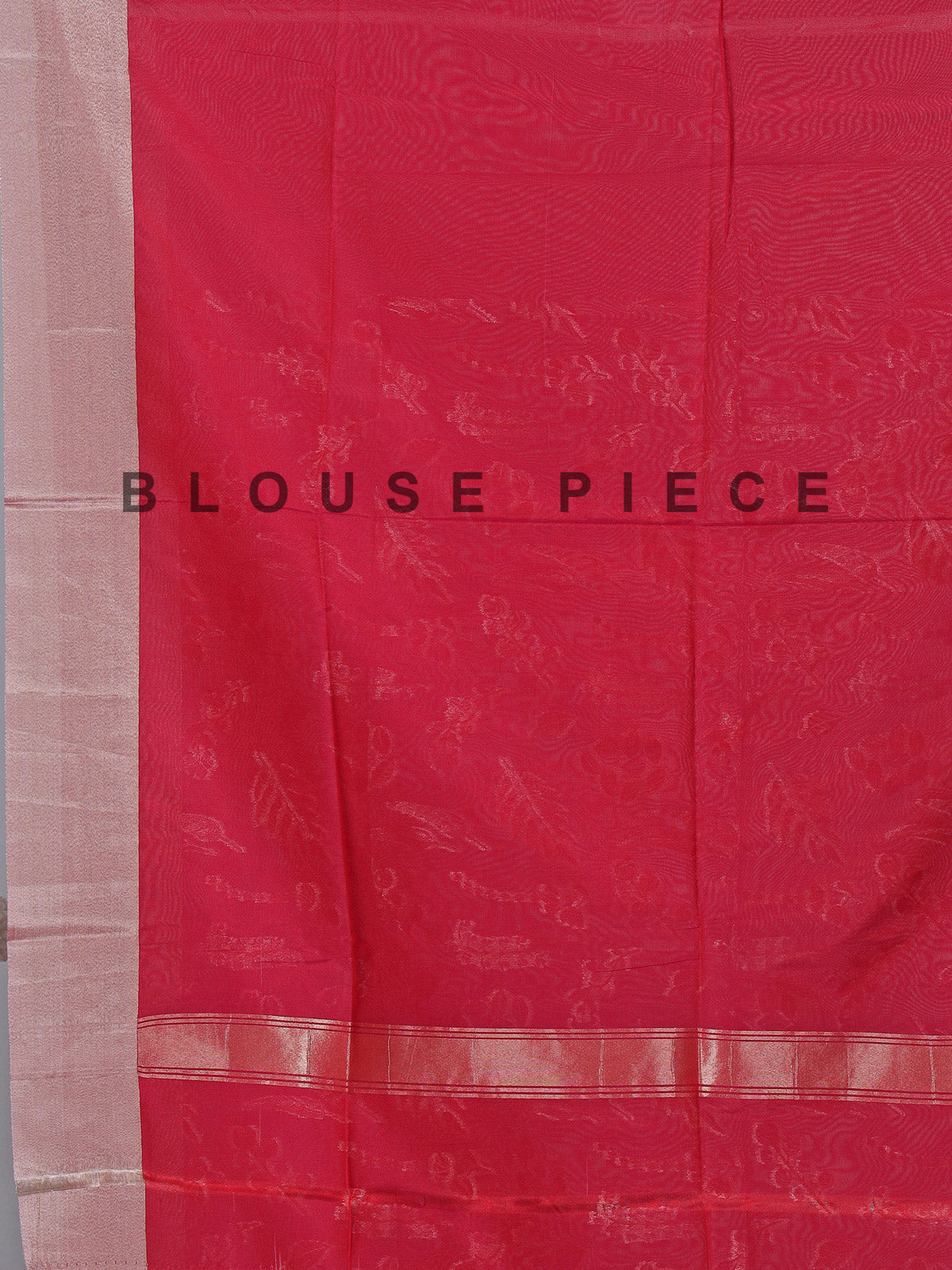Red art silk zari contrast border festive saree