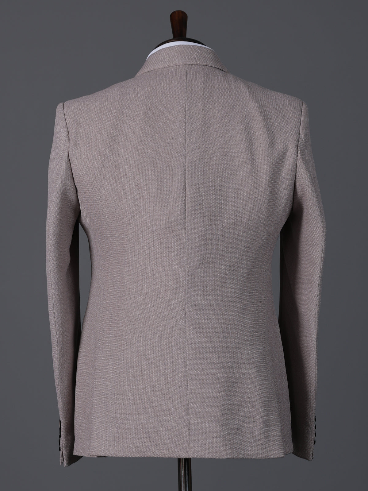 Lilac purple solid juth fabric designer blazer