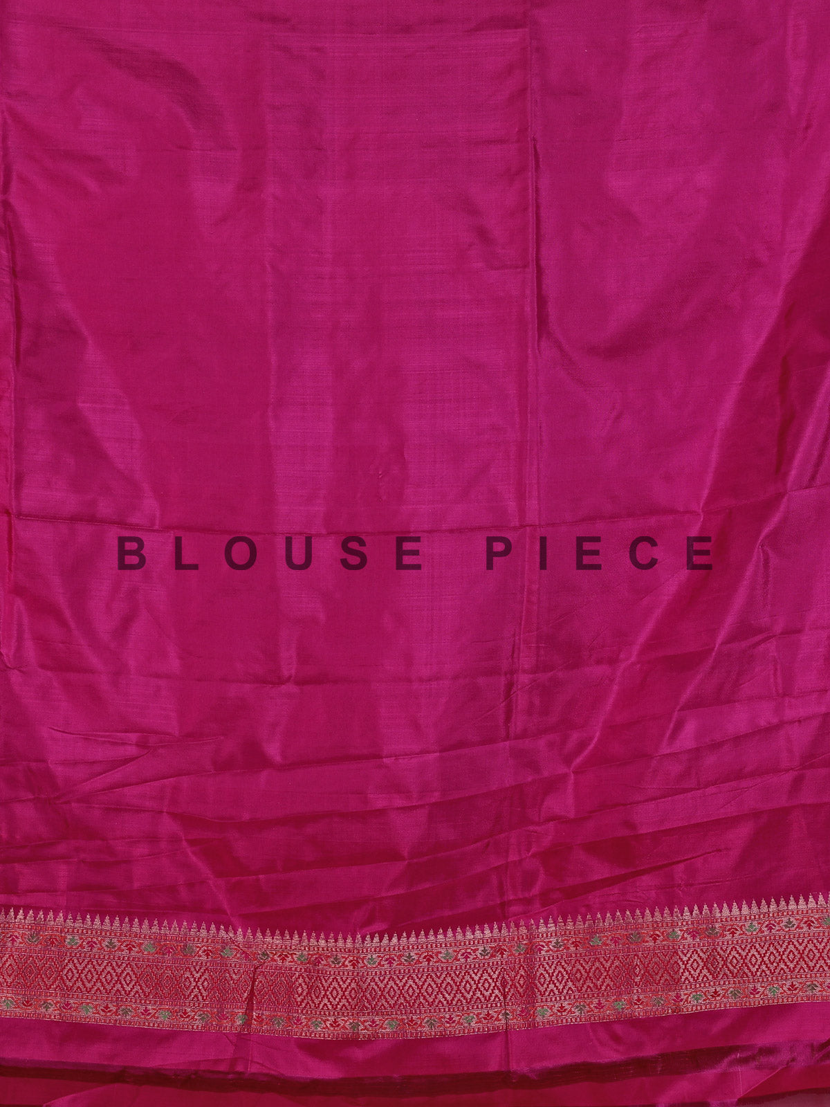 Rani pink pure banarasi silk dual tone festive saree