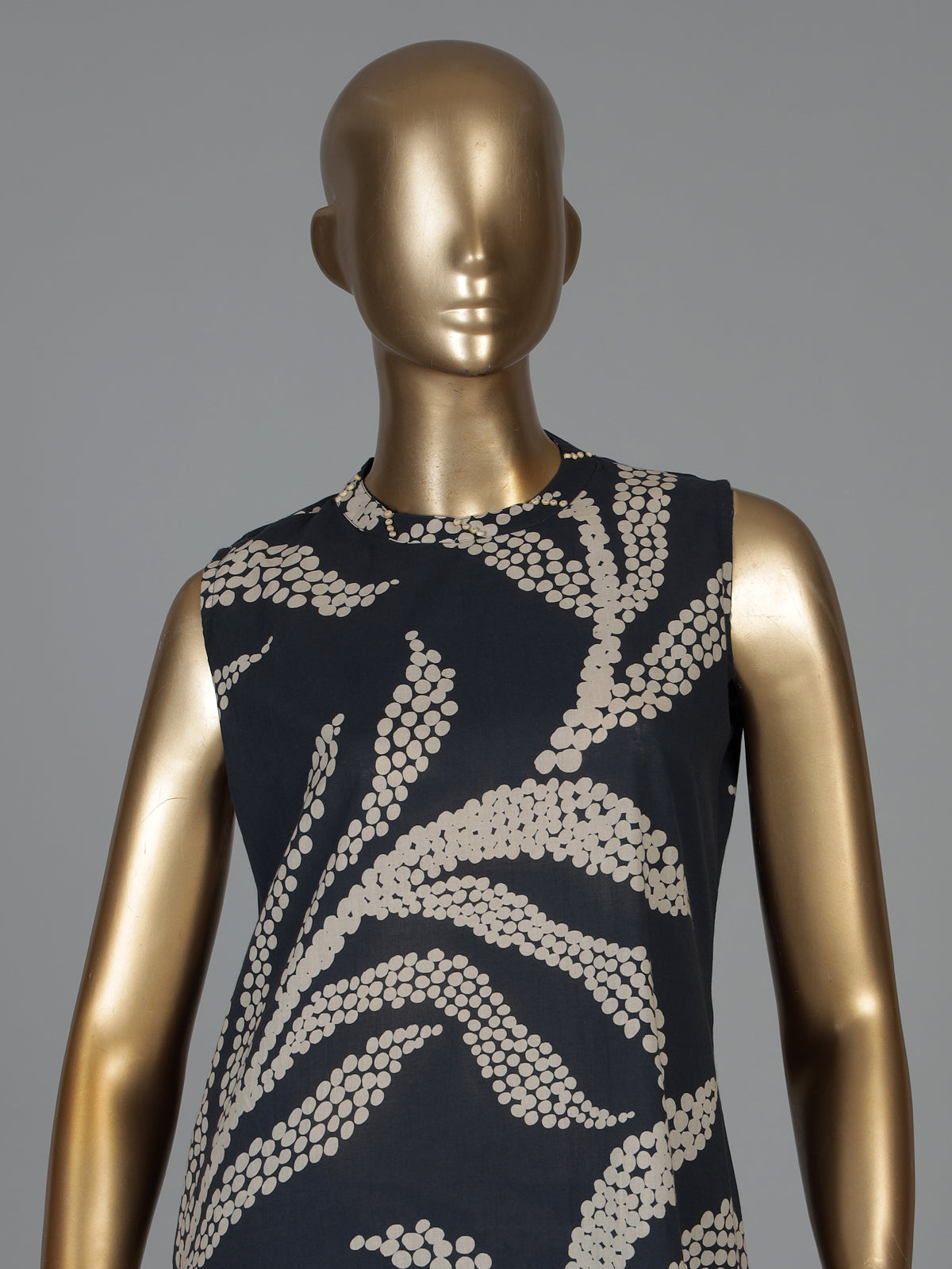 Charcoal blue printed silk kurti palazzo set for chic look