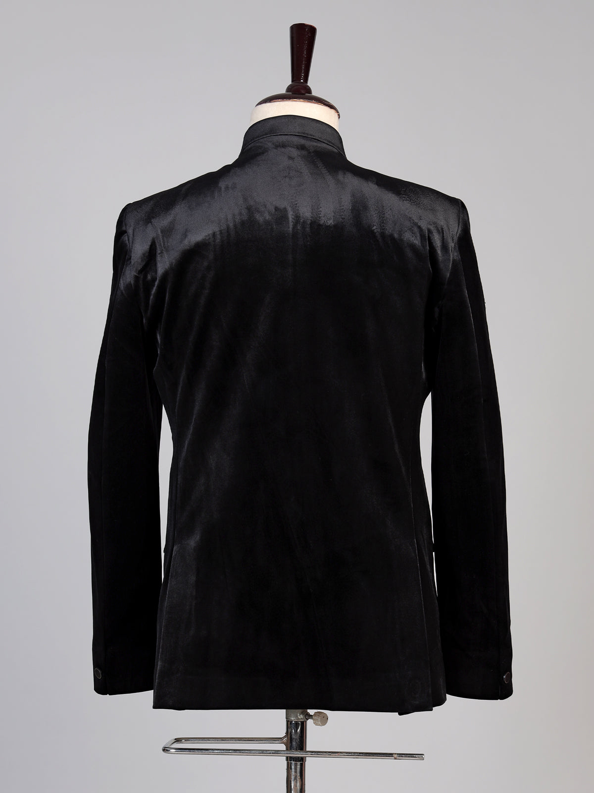 Black mens swarovski embellished jodhpuri suit