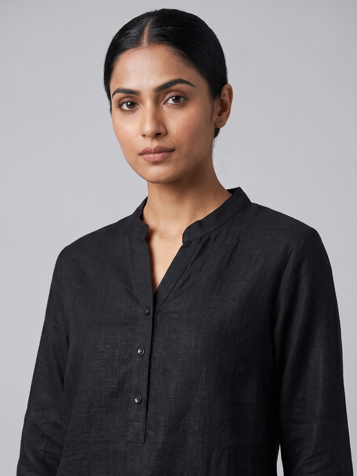 Black womens elegant short kurti