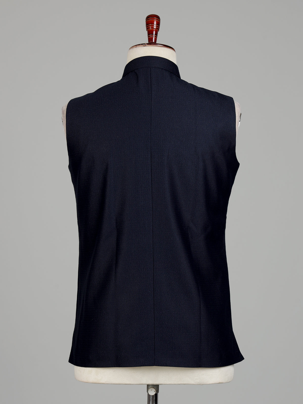 Navy blue modern mens waistcoat
