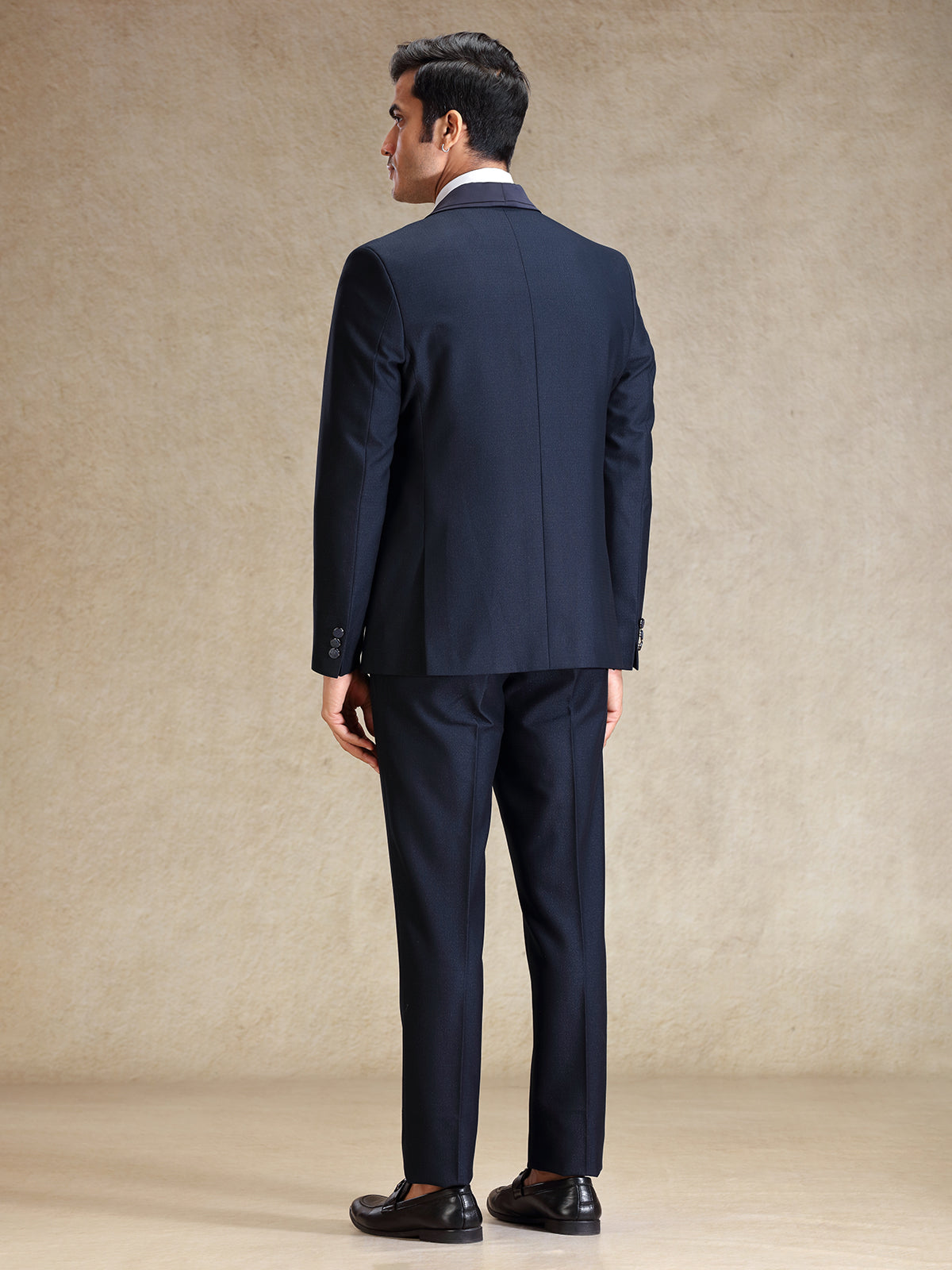 Navy 5 pcs coat suit for cocktail party