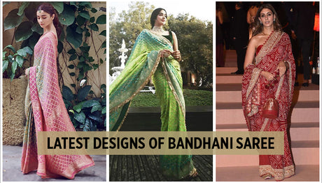 Latest Bandhani Saree Designs for Festive Wear