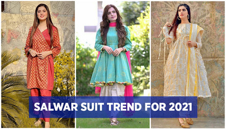 The latest fashion of salwar suit for wedding