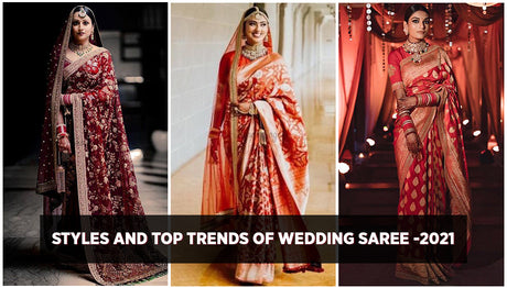 Latest Styles and Top Trends of Wedding Saree