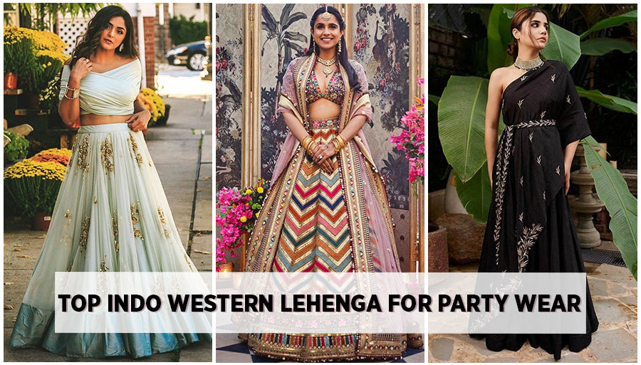 Top Trends Indo Western Lehenga for Party Wear