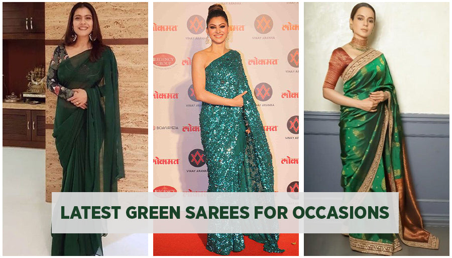 Top 10 latest Green Saree for Different Occasions