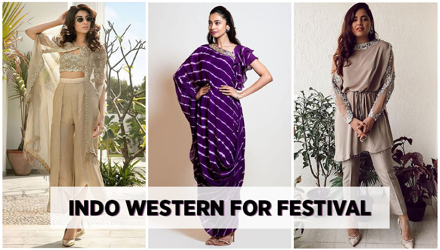 Indian Festival Fusion Outfits Ideas for Diwali