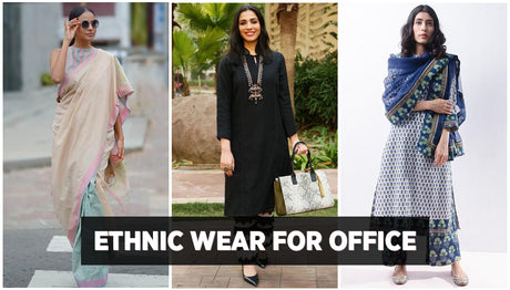Traditional Indian Clothing for Officewear - Salwar Suits, Kurtis, Sarees for Work