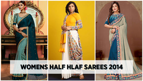 Half and Half Sarees -  5 Most Demanding Concept