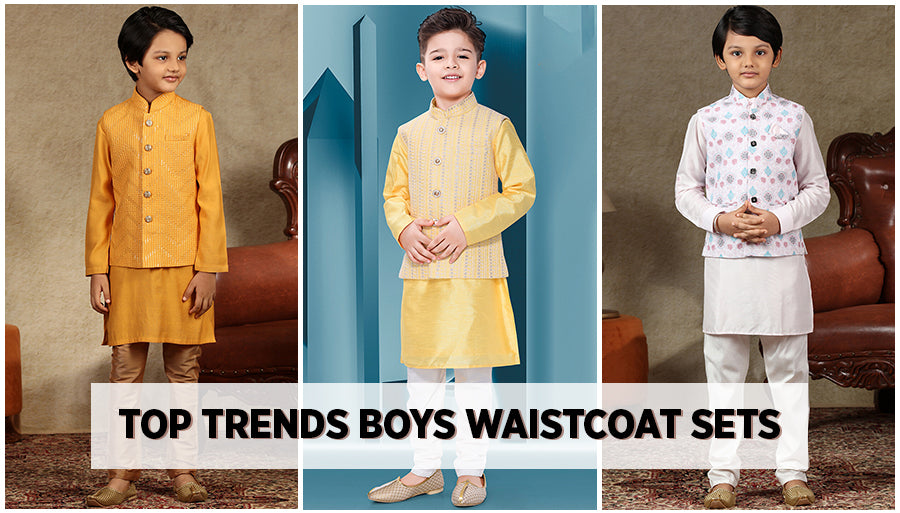 Top Trends Boys Waistcoat Sets- 2022