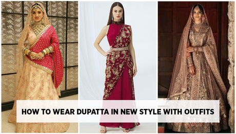 How To Wear Dupatta In New Style with Outfits