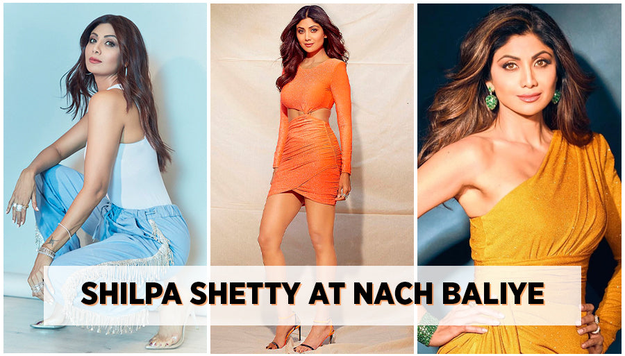 Shilpa Shetty Sarees at Nach Baliiye