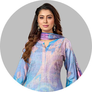 Aqua Salwar Suit