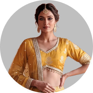 Yellow Lehenga Choli