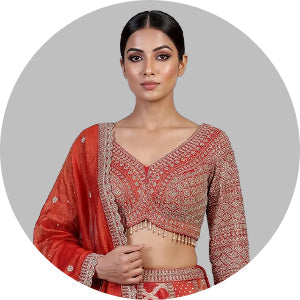 Zari Work Lehenga Choli