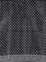 Black thread work banarasi silk saree