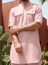 Onion pink elegant mandarin pathani ensemble