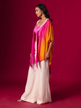 Rani silk designer palazzo suit with jacket
