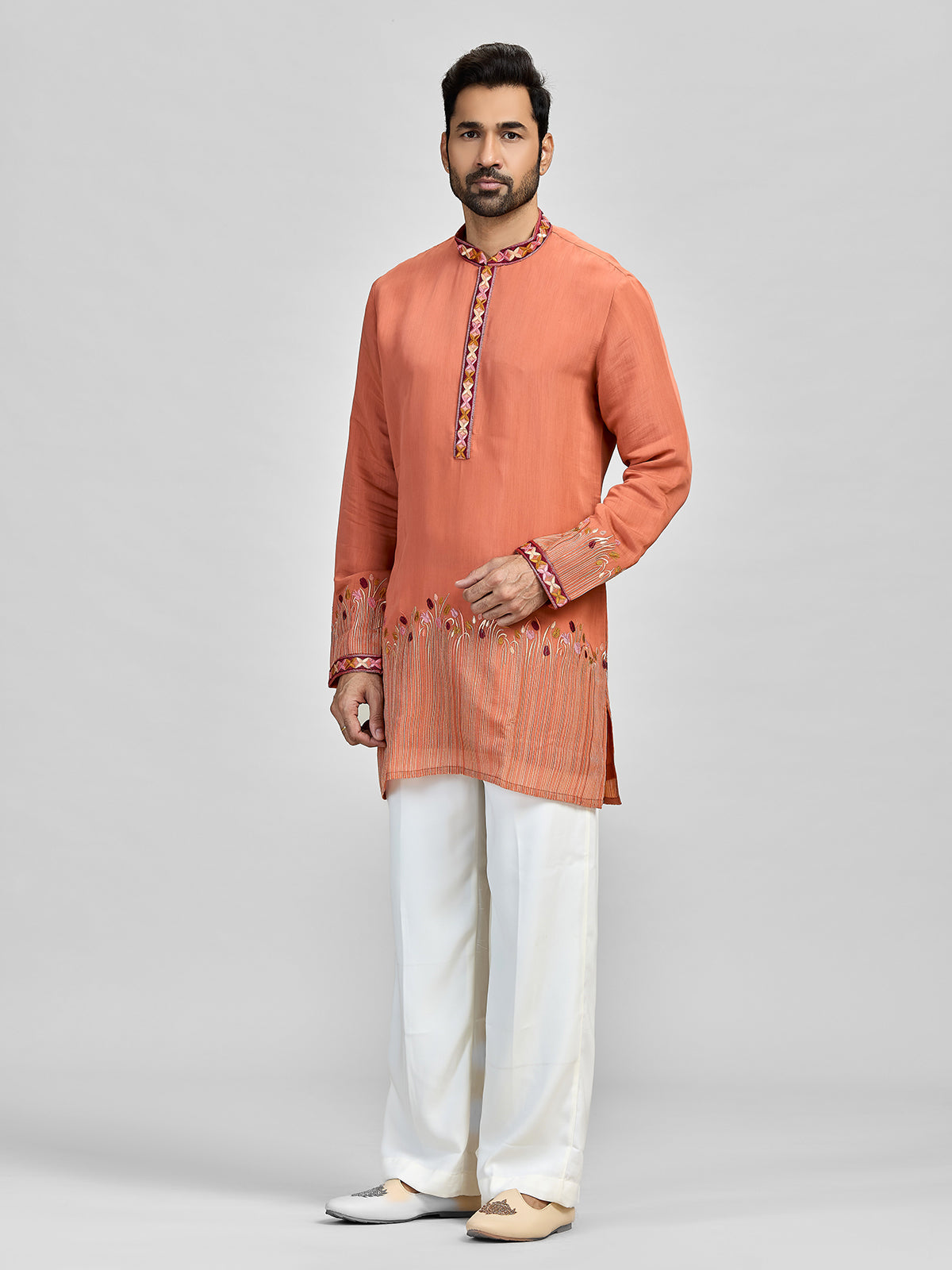 Rust orange silk opulence celebration edit