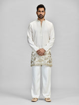 Ivory silver gota heritage celebration attire