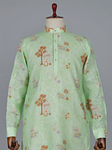 Trendy cotton printed kurta suit