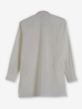 Cream cotton linen festive eid pathani suit