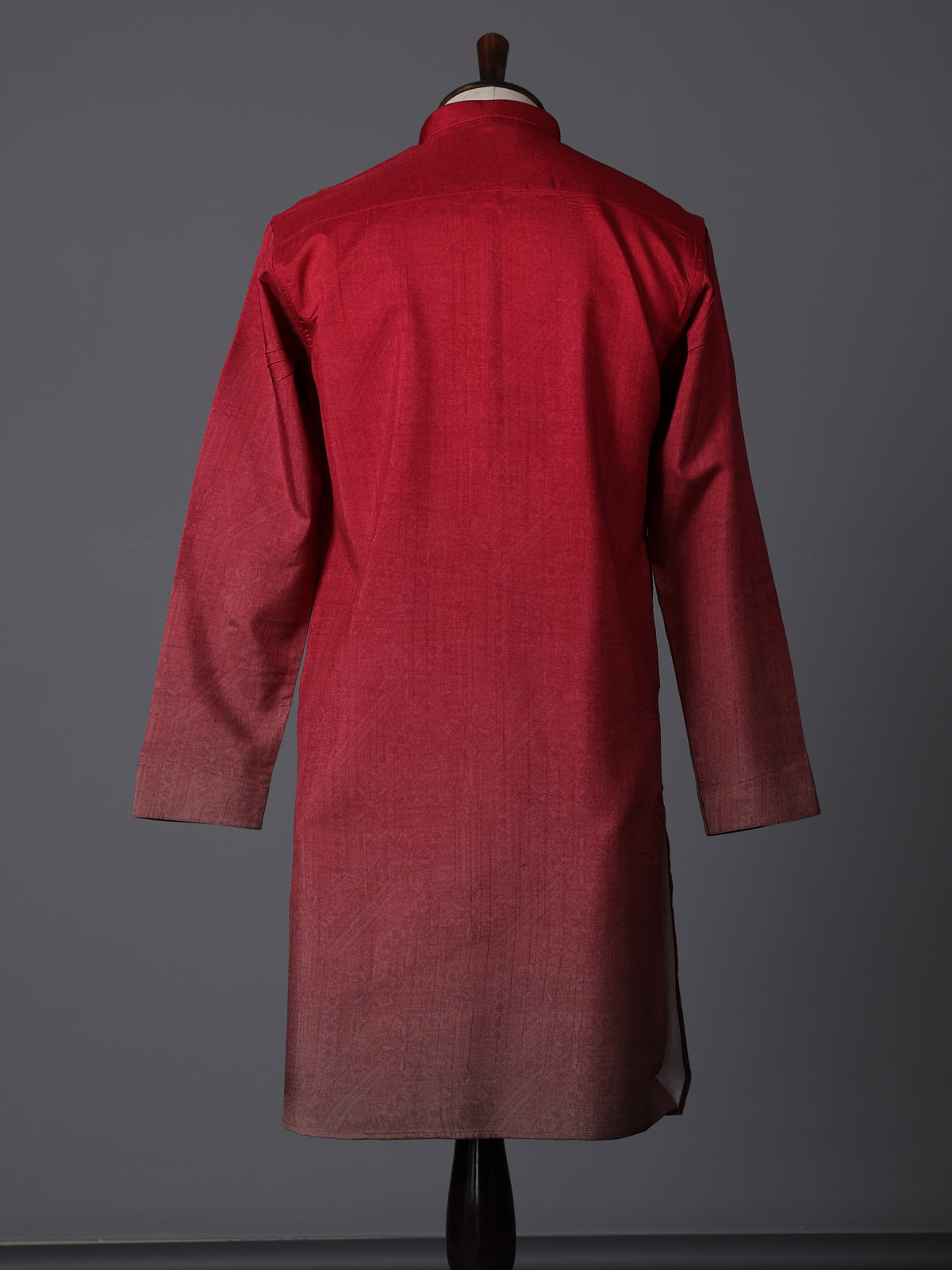 Red silk shaded festive wear kurta