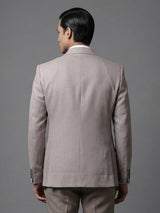 Lilac purple solid juth fabric designer blazer