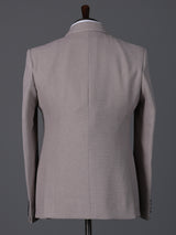 Lilac purple solid juth fabric designer blazer