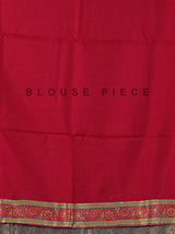 Black dola silk colorful zari motif festive saree