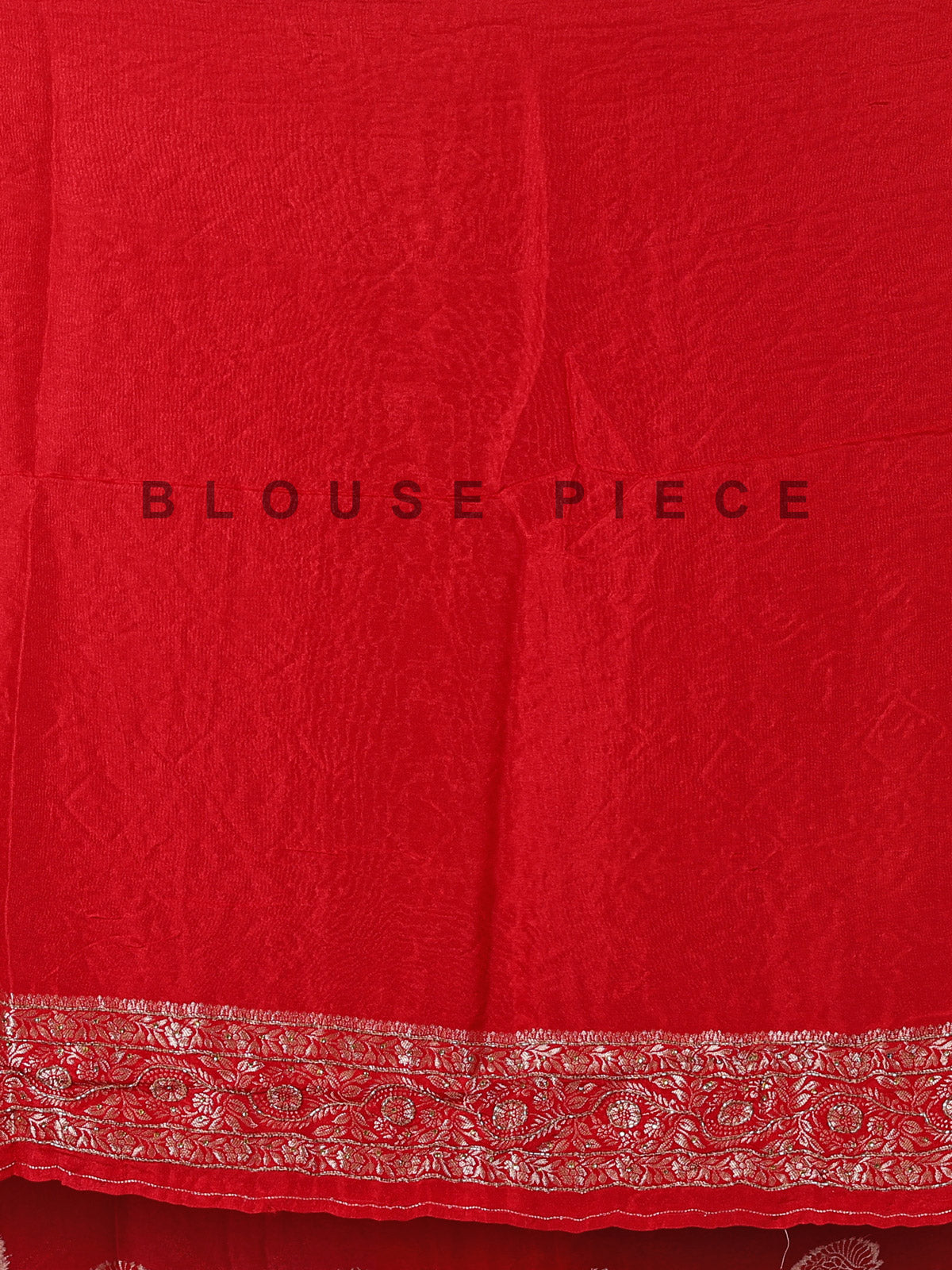 Red dola silk zari work festive saree