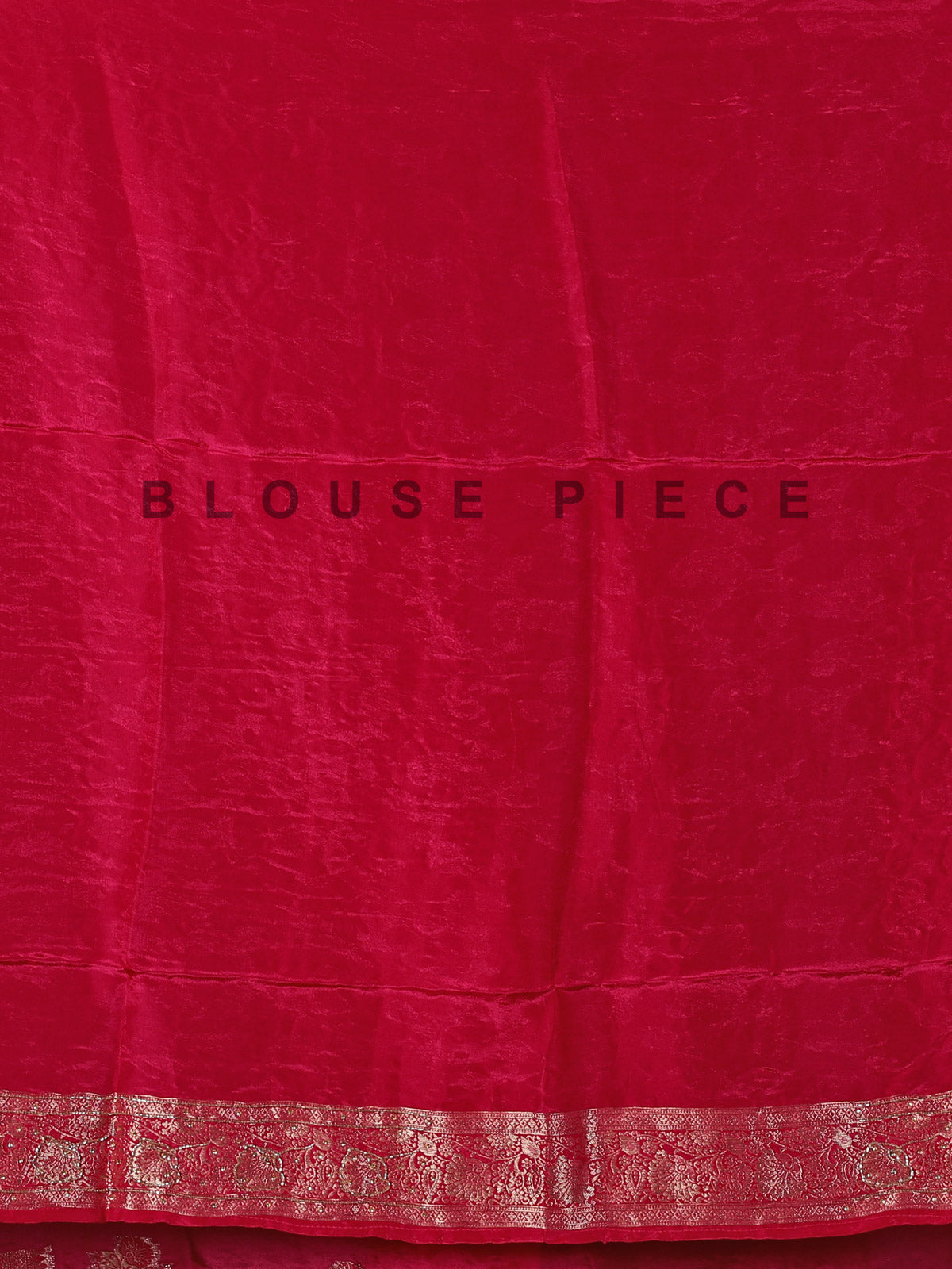 Pink dola silk zari gota festive saree
