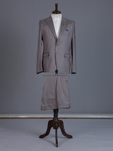 Pastel grey  polyster viscose coat suit