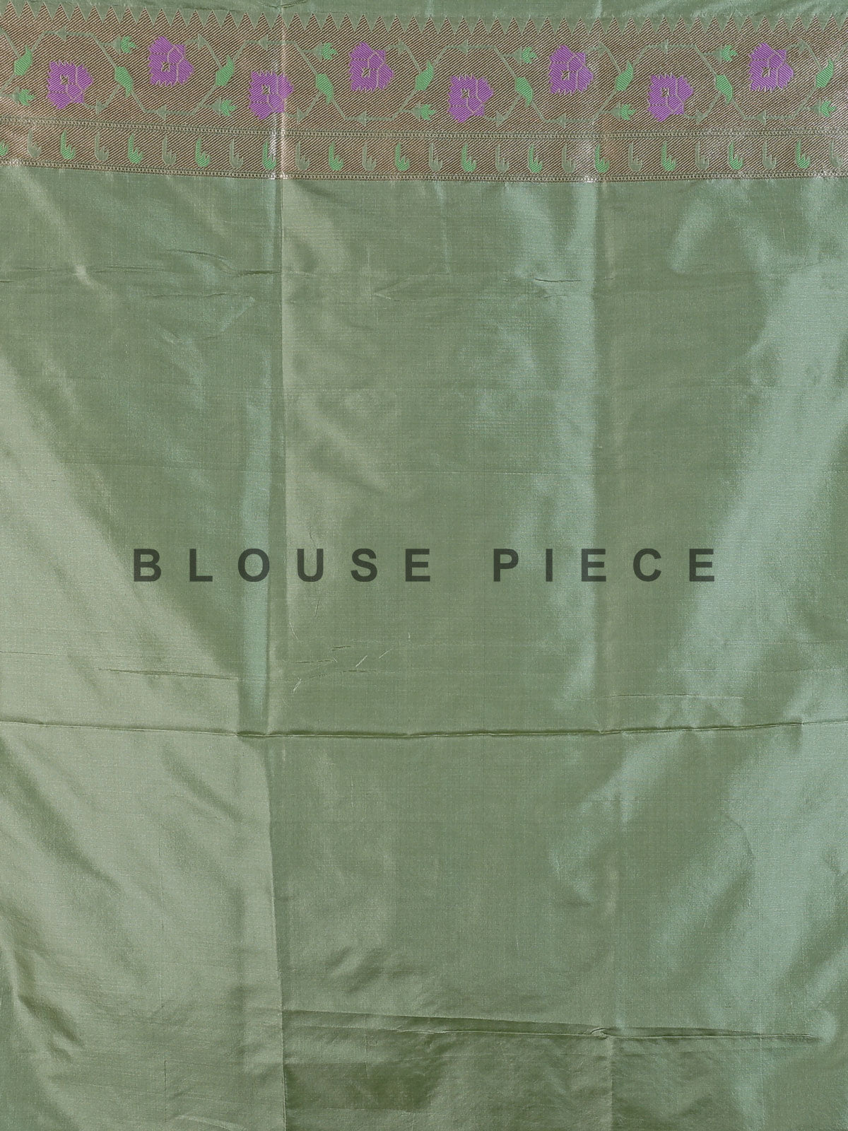 Pista green pure banarasi silk saree with delicate floral butti elegance