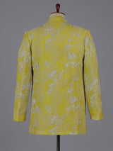 Lime yellow festive Indo western outfit
