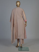 Beige designer kurti set with timeless ethnic glamour