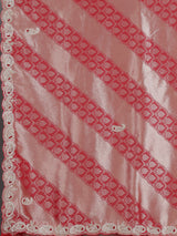 Red tissue silk bridal festive saree