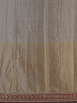Gold tissue silk zardosi festive ready saree