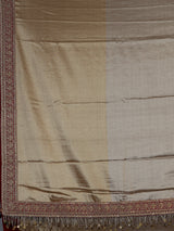 Gold tissue silk zardosi festive ready saree