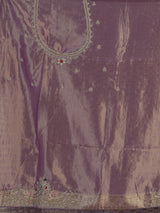 Purple dola silk designer occasion saree