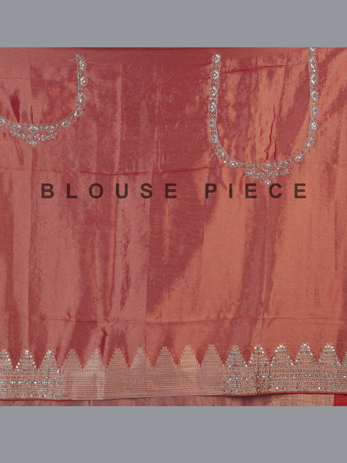 Pastel peach kanjivaram silk designer wedding saree