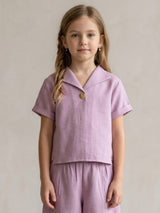 Onion pink balloon pants co-ord set for girls