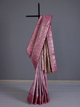 Rani pink kanjivaram silk festive saree women