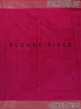 Purple pure hyderabadi patola silk saree with contrast border
