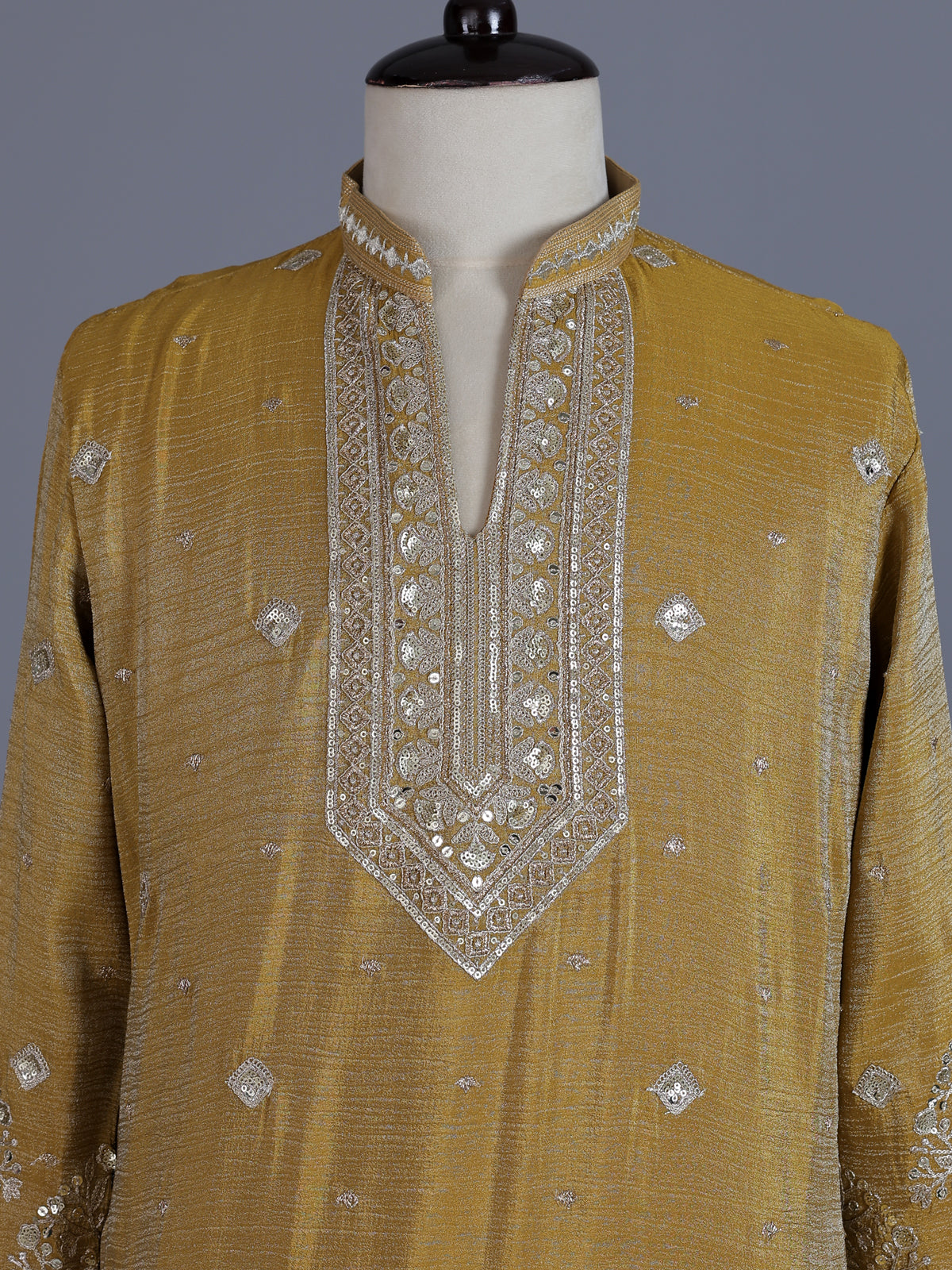 cream premium festive mens kurta pant