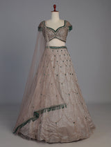 Blush pink luxury embroidered lehenga choli