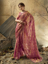 Rani pink signature bridal saree
